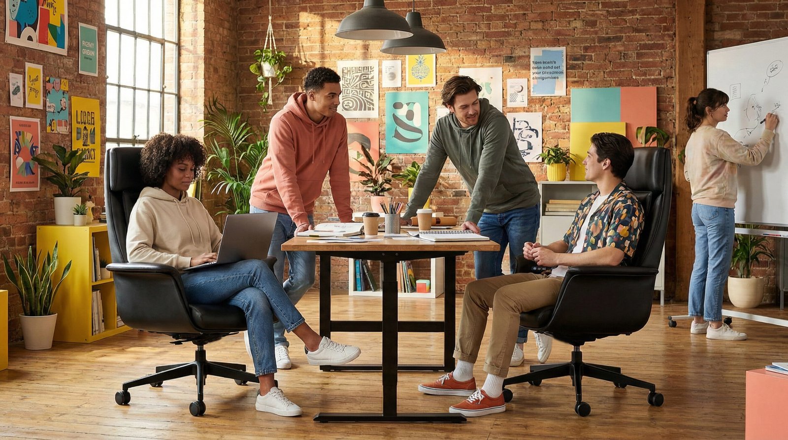 Le fauteuil ZK800 Pro s'intègre parfaitement dans votre coworking