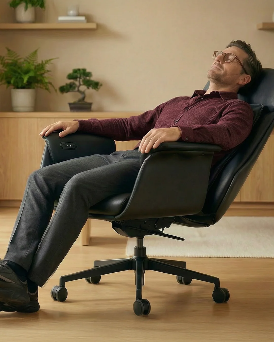 zenkair fauteuil design massant allongé incliné mobile